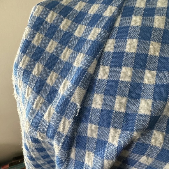 Plaid cubed squared cotton stretchy pants - Picture 4 of 4